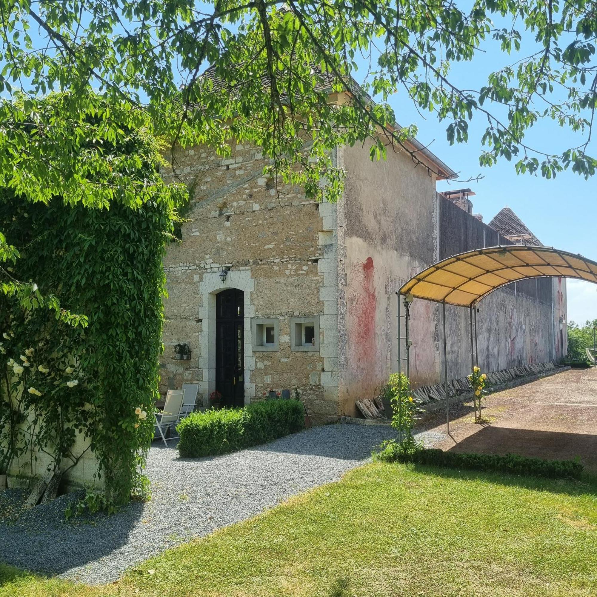 Chateau Neuf Le Desert Le Pizou Exterior photo